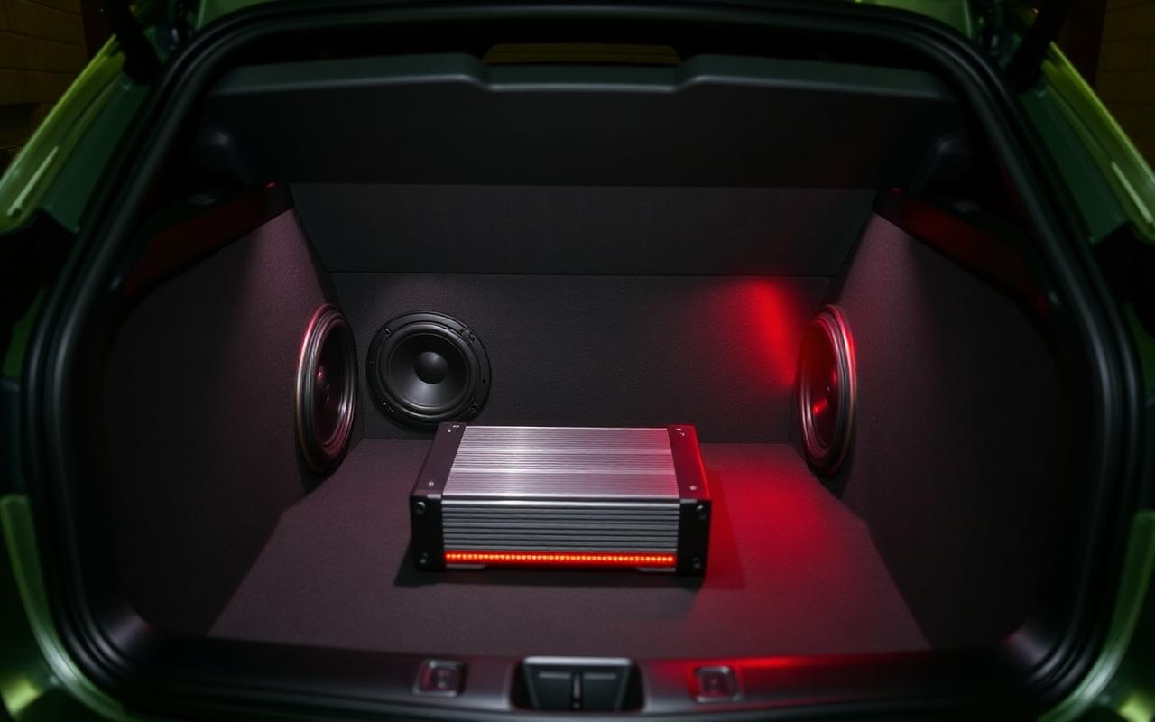 Trunk-Mounted Sub & Amp